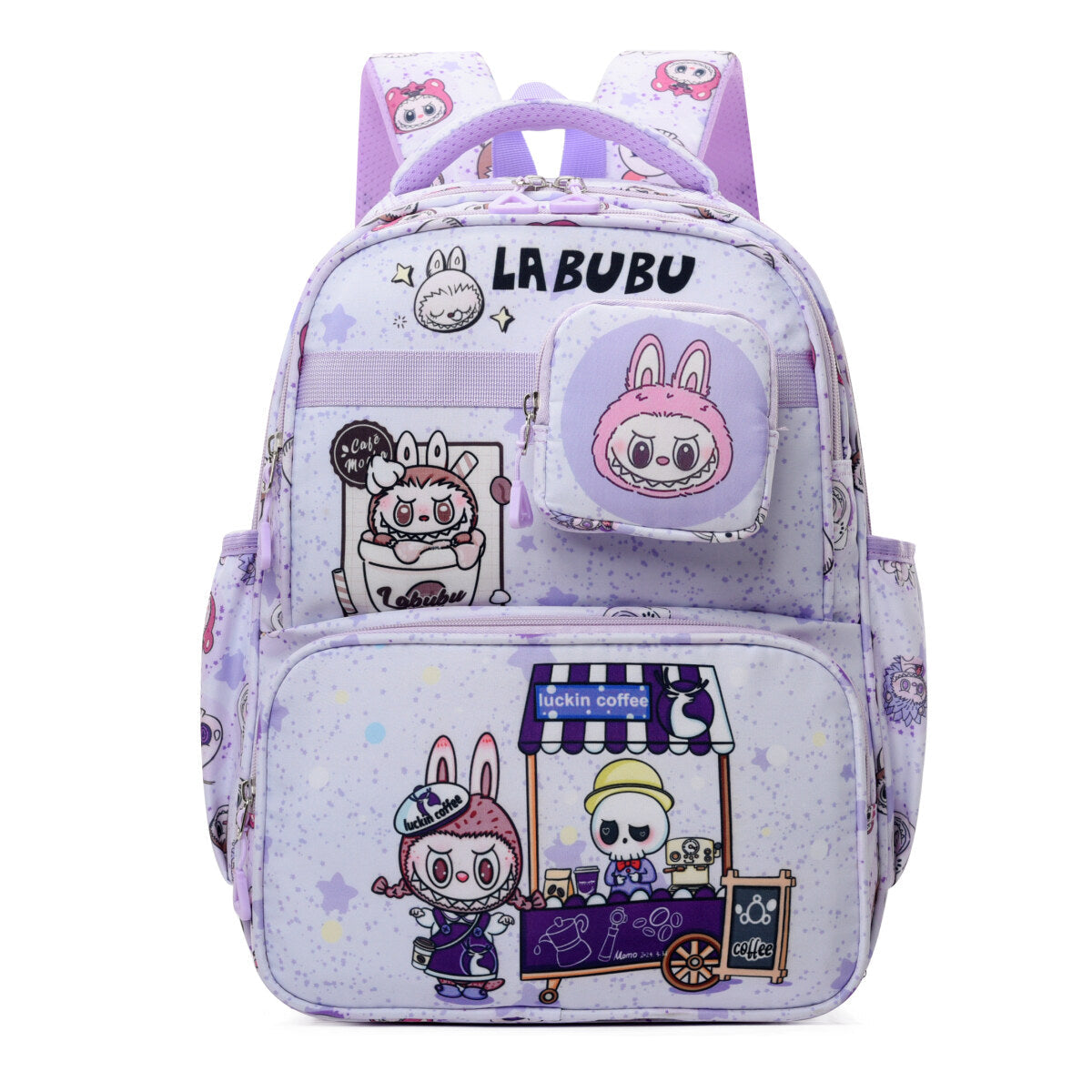 Everyday Is a Happy Day Labubu Kids Backpack-9