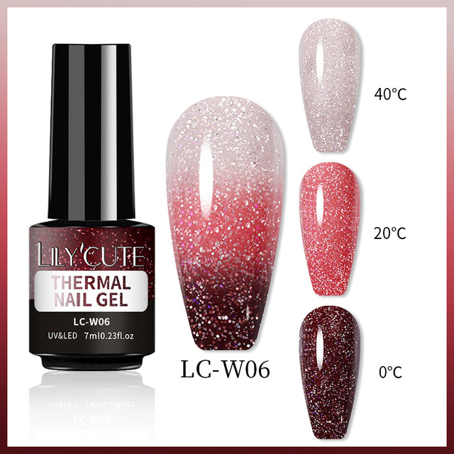 Color Changing Thermal Gel Nail Polish-6