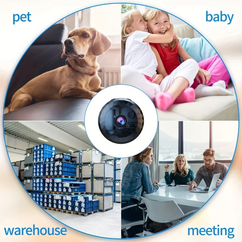 Mini WiFi Wireless Security Camera Night Vision (1080P HD)-2