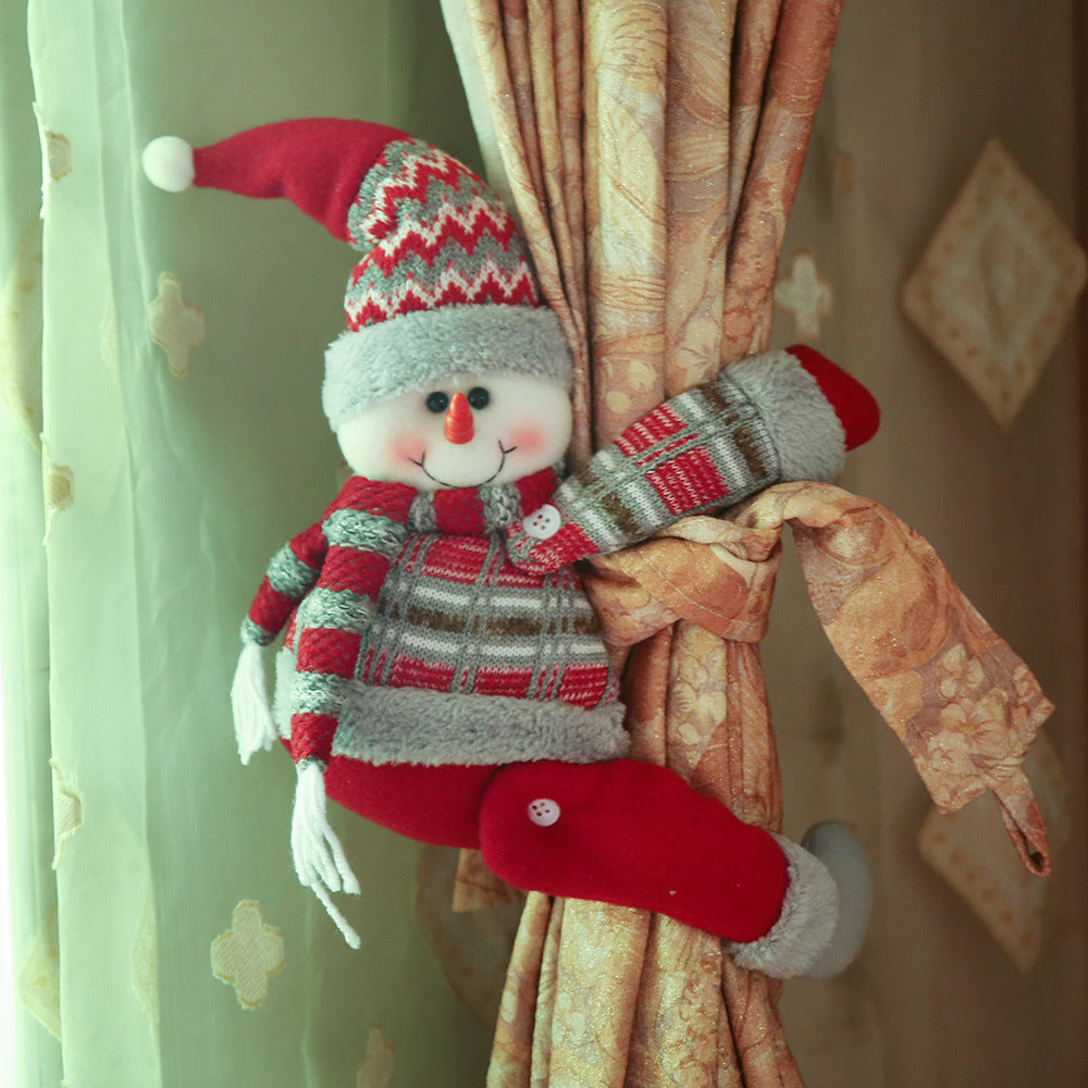 Christmas Doll Curtain Ornament-6