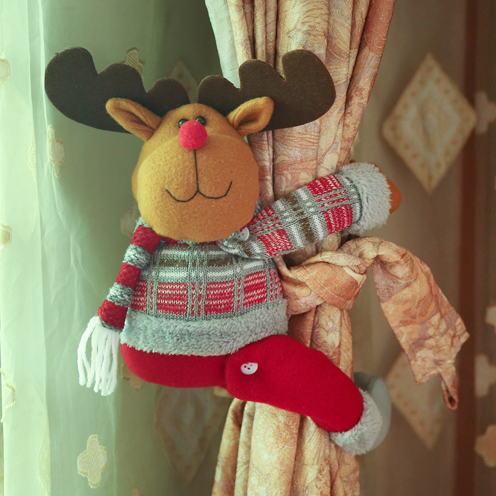 Christmas Doll Curtain Ornament-4