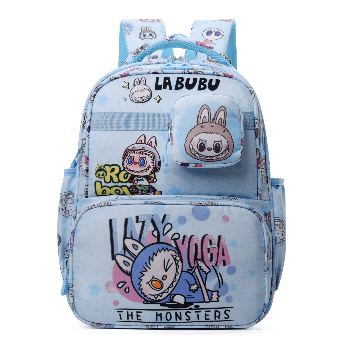 Everyday Is a Happy Day Labubu Kids Backpack-6