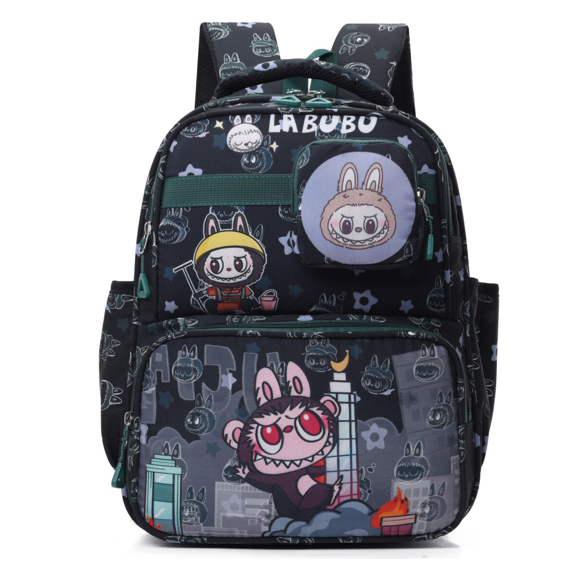 Everyday Is a Happy Day Labubu Kids Backpack-0
