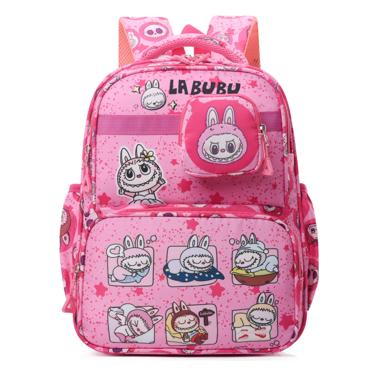 Everyday Is a Happy Day Labubu Kids Backpack-8