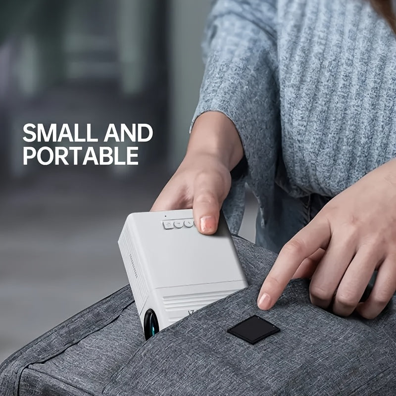 1080P HD Mini Projector with LED Display-3