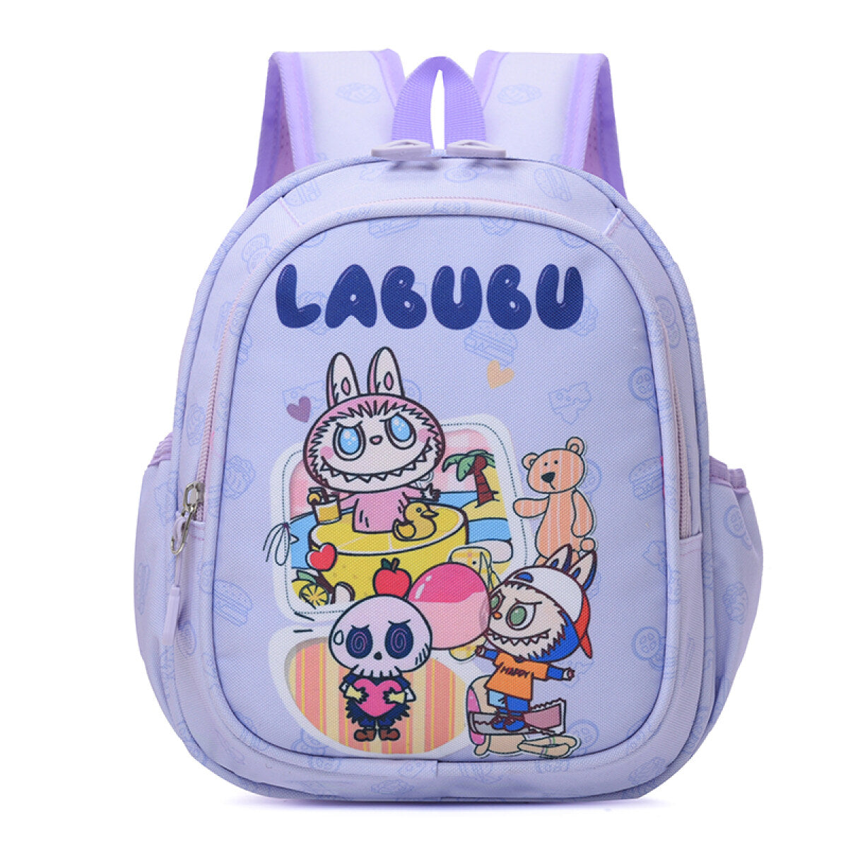 Fun Vacation Time Labubu Kids Backpack-8