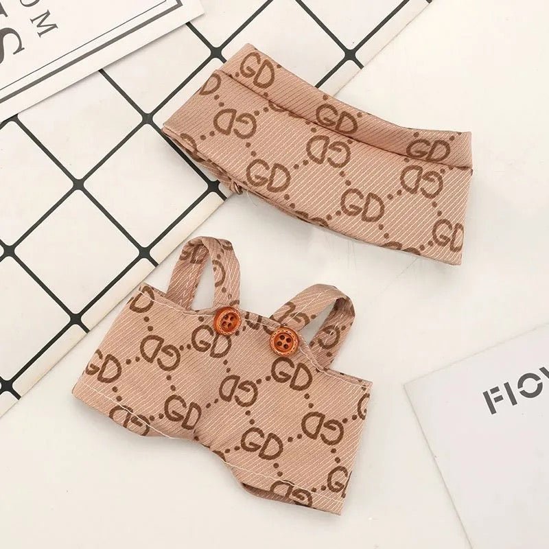 Labubu Vogue Monogram Overalls Outfit-1