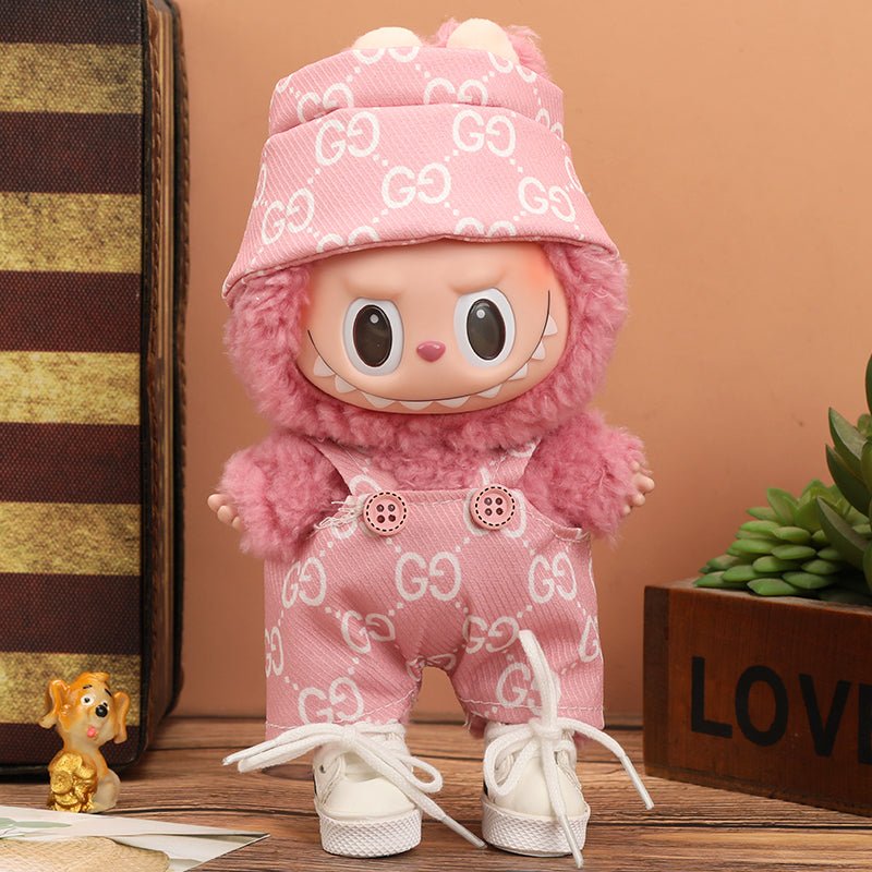 Labubu Vogue Monogram Overalls Outfit-2