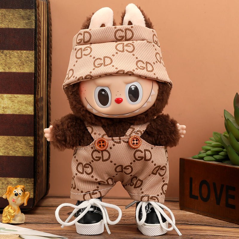 Labubu Vogue Monogram Overalls Outfit-0