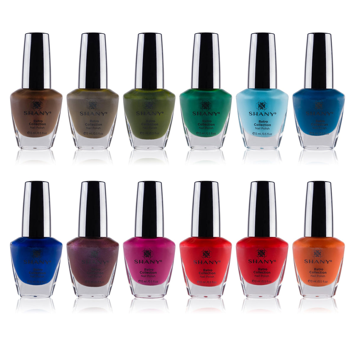 12 Colors DIY Trendy Nail Polish Set-3
