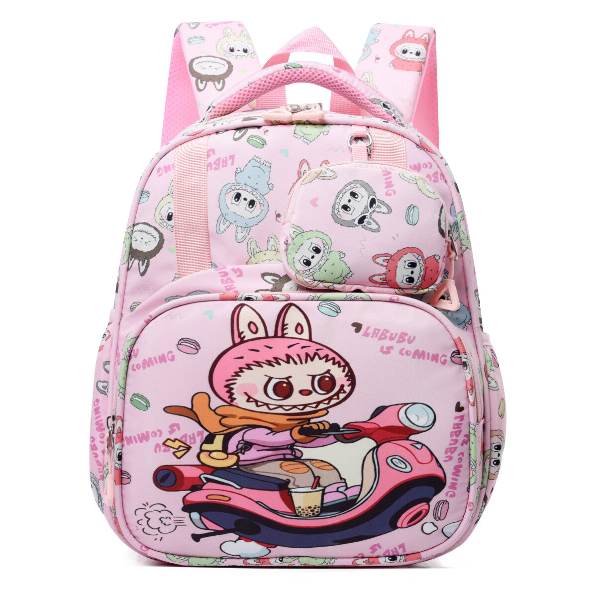 Stay With Me Labubu Kids Backpack-0
